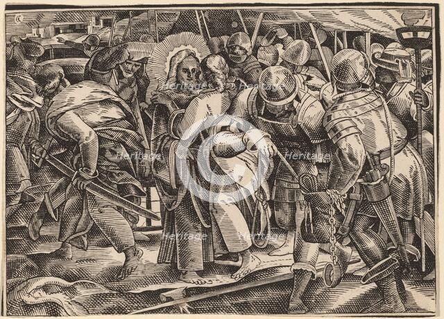 Christ Tells His Disciples of the Last Judgment, published 1630. Creator: Christoph Maurer.