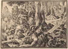 Christ Tells His Disciples of the Last Judgment, published 1630. Creator: Christoph Maurer