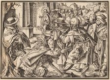 Christ Tells His Disciples of the Last Judgment, published 1630. Creator: Christoph Maurer