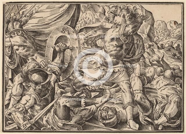 Christ Tells His Disciples of the Last Judgment, published 1630. Creator: Christoph Maurer.