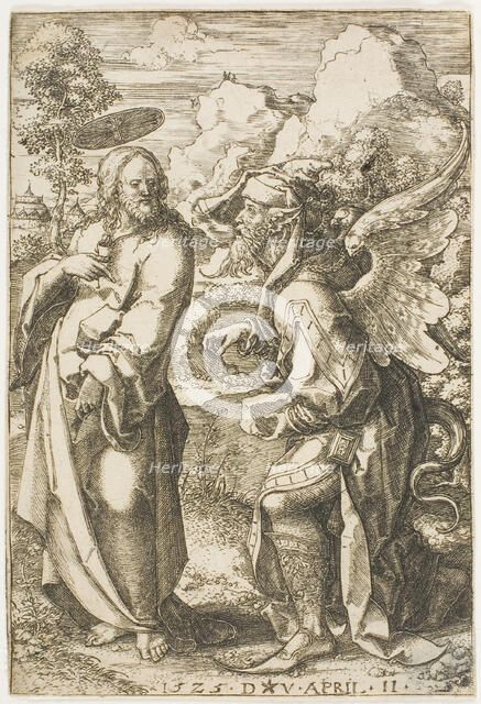 Christ Tempted by the Devil, 1525. Creator: Dirck Vellert.