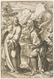 Christ Tempted by the Devil, 1525. Creator: Dirck Vellert