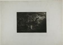 Christ Tempted in the Wilderness, 1824. Creator: John Martin