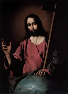 Christ the Saviour blessing, 1638. Creator: Francisco de Zurbaran