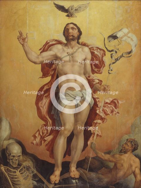 Christ victoring over Sin and Death, 1513-1574. Creator: Maerten van Heemskerck.