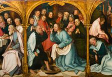 Christ Washing St Peter's Feet, 1501. Creators: Hans Holbein the Elder, Jesus Christ