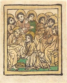 Christ Washing the Apostles Feet, c. 1490. Creator: Unknown