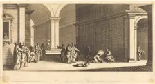 Christ Washing the Apostles Feet, c. 1618. Creator: Jacques Callot