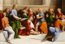 Christ Washing the Disciples Feet, c. 1520/1525. Creator: Benvenuto Tisi da Garofalo