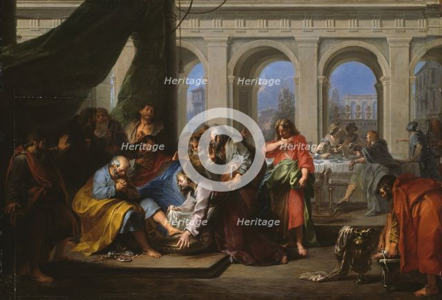 Christ Washing the Feet of His Disciples, 1720/30. Creator: Nicolas Bertin.