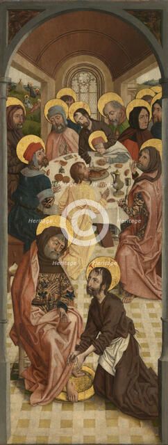 Christ Washing the Feet of the Apostles and Last Supper, 4th quarter of 15th century. Creator: Anon.