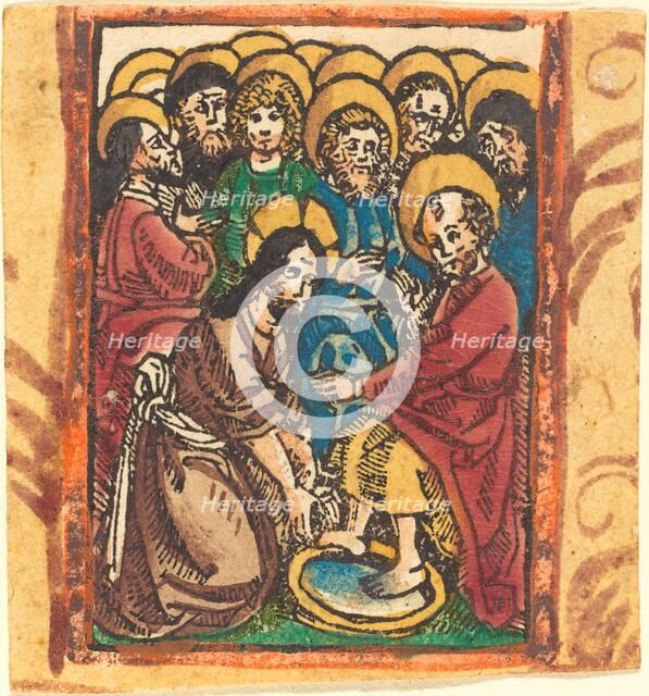 Christ Washing the Feet of the Apostles, c. 1490/1500. Creator: Unknown.