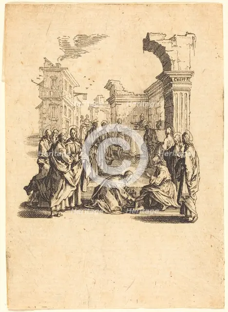 Christ Washing the Feet of the Apostles, c. 1624/1625. Creator: Jacques Callot.