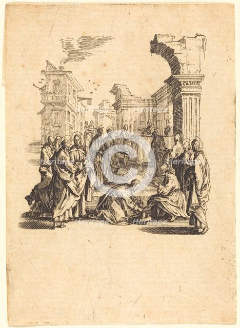 Christ Washing the Feet of the Apostles, c. 1624/1625. Creator: Jacques Callot.