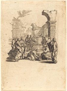 Christ Washing the Feet of the Apostles, c. 1624/1625. Creator: Jacques Callot