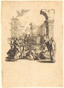 Christ Washing the Feet of the Apostles, c. 1624/1625. Creator: Jacques Callot