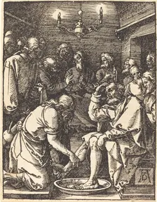 Christ Washing the Feet of the Disciples, 1509/1510. Creator: Albrecht Durer