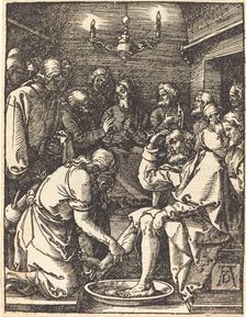 Christ Washing the Feet of the Disciples, 1509/1510. Creator: Albrecht Durer