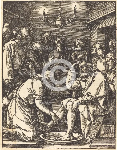 Christ Washing the Feet of the Disciples, 1509/1510. Creator: Albrecht Durer.