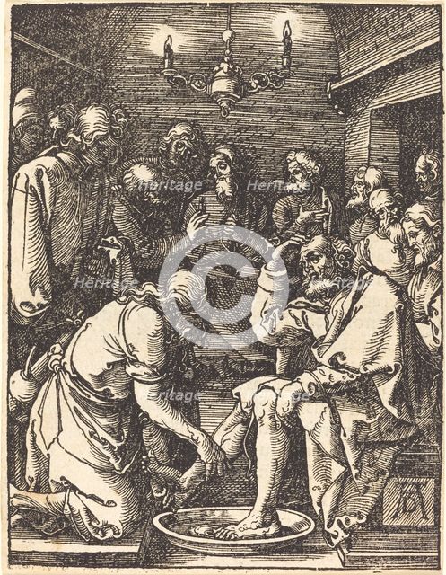 Christ Washing the Feet of the Disciples, 1509/1510. Creator: Albrecht Durer.