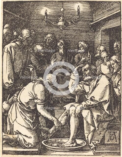 Christ Washing the Feet of the Disciples, 1509/1510. Creator: Albrecht Durer.