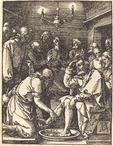 Christ Washing the Feet of the Disciples, 1509/1510. Creator: Albrecht Durer