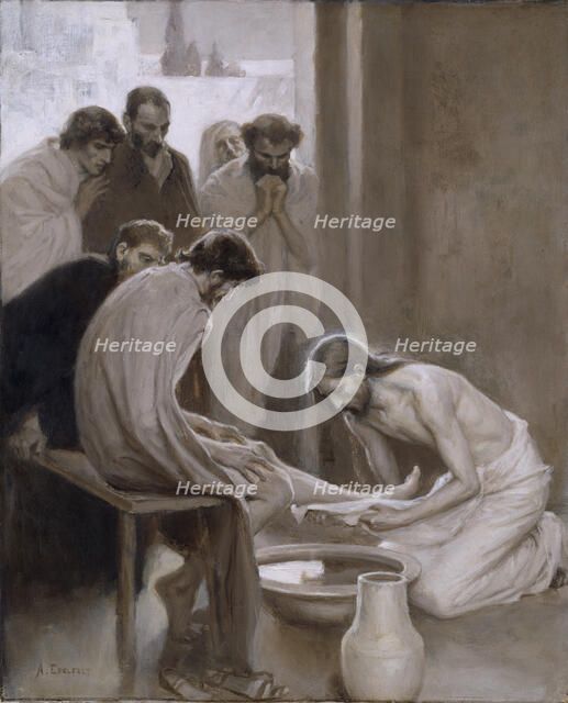 Christ washing the Feet of the Disciples, 1898.