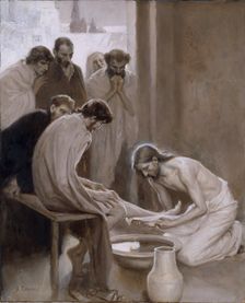 Christ washing the Feet of the Disciples, 1898