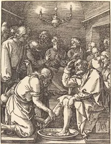Christ Washing the Feet of the Disciples, probably c. 1509/1510. Creator: Albrecht Durer