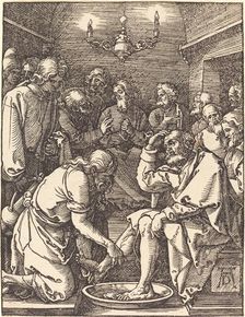 Christ Washing the Feet of the Disciples, probably c. 1509/1510. Creator: Albrecht Durer