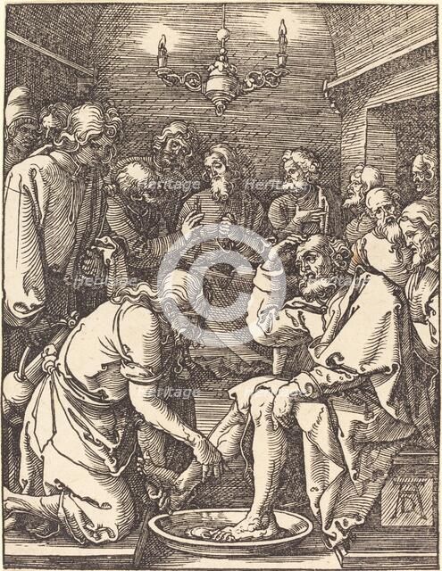 Christ Washing the Feet of the Disciples, probably c. 1509/1510. Creator: Albrecht Durer.