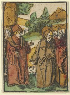 Christ Warning the Disciples of False Prophets, from Das Plenarium, 1517. Creator: Hans Schäufelein the Elder
