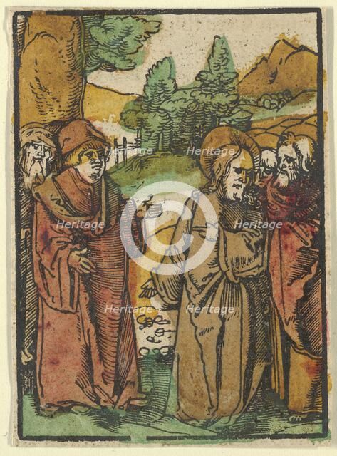 Christ Warning the Disciples of False Prophets, from Das Plenarium, 1517. Creator: Hans Schäufelein the Elder.