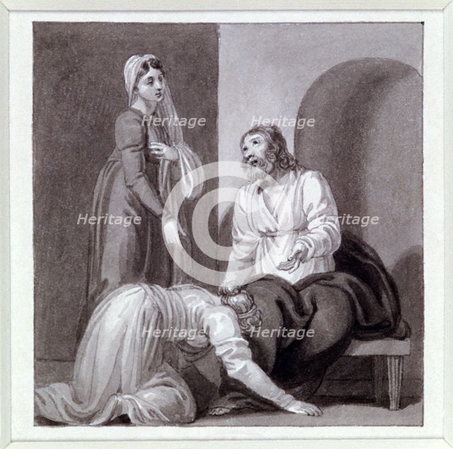 'Christ with Martha and Mary', c1810-c1844. Artist: Henry Corbould 
