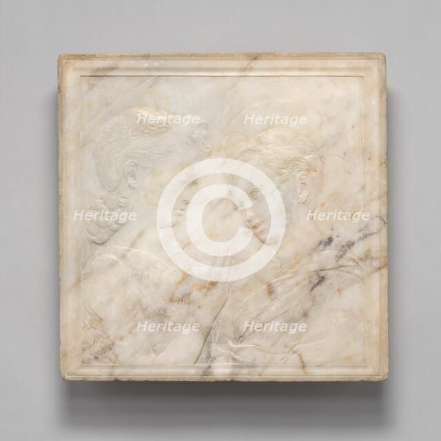 Christ with Saint John the Baptist as Children, probably 1855/1860. Creator: Unknown.