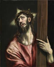 Christ with the Cross, 1587. Creator: El Greco