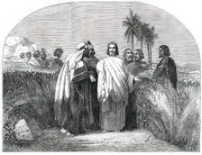 Christ with the Disciples in the Corn-Field..., 1850. Creator: Unknown