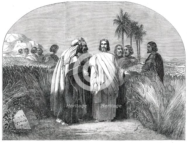 Christ with the Disciples in the Corn-Field..., 1850. Creator: Unknown.