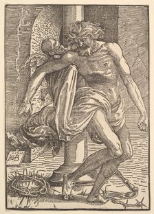 Christ with the Instruments of Torture Supported by a Little Angel, 1517. Creator: Hans Baldung