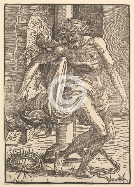 Christ with the Instruments of Torture Supported by a Little Angel, 1517. Creator: Hans Baldung.