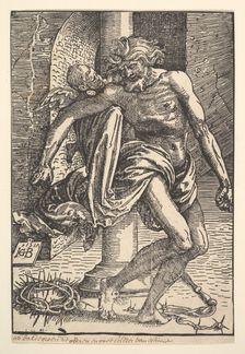 Christ with the Instruments of Torture Supported by a Little Angel, 1517. Creator: Hans Baldung
