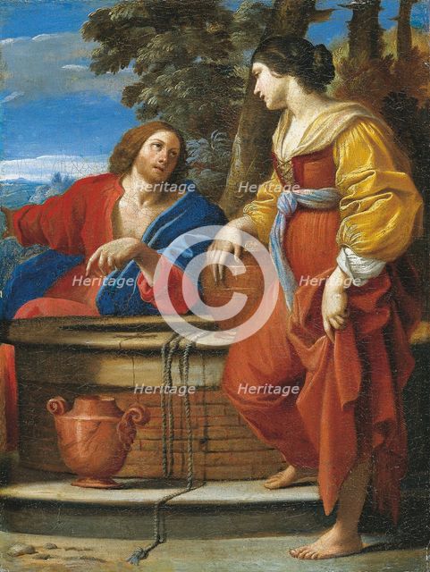 Christ with the Samaritan Woman at the Well, c1609-1610. Creator: Sisto Badalocchio.