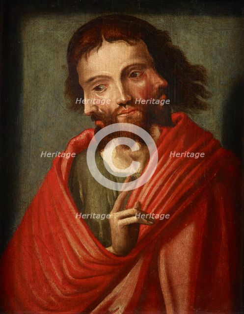 Christ with Three Faces (The Holy Trinity), around the mid-17th century. Creator: Unknown.