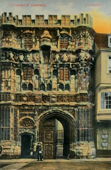 Christchurch Gateway, Canterbury late 19th-early 20th century. Creator: Unknown