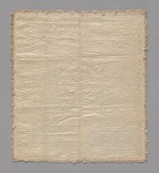 Christening Cover, New York, c. 1758 or earlier. Creator: Mary Philipse Morris