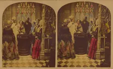 Christening., about 1860. Creator: Joseph John Elliott