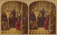 Christening., about 1860. Creator: Joseph John Elliott