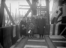 Christening Group possibly for the Yugoslavian Bakar Cowes, Isle of Wight, 1931. Creator: Kirk & Sons of Cowes
