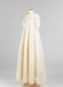 Christening dress, American, 1868. Creator: Unknown
