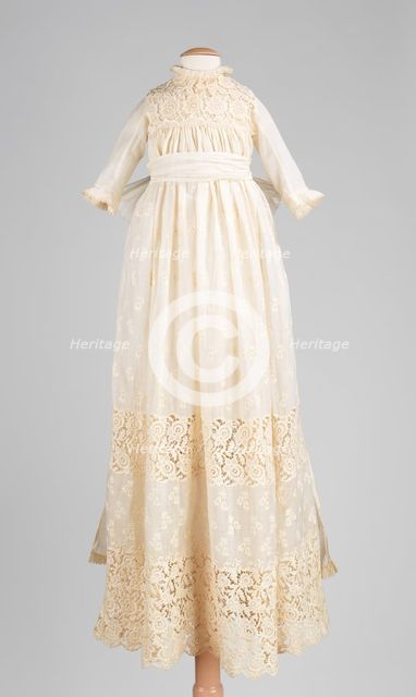 Christening dress, American, 1890. Creator: Unknown.